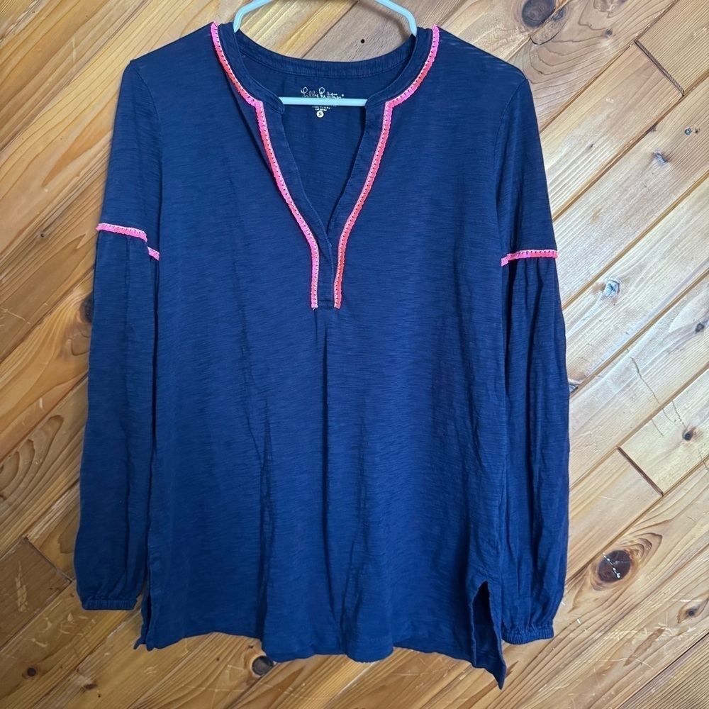 Lilly Pulitzer Kalissa Knit Tunic Long Sleeve Size Small